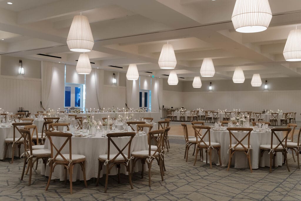 Coastal Blue and Driftwood Neutrals San Diego Wedding color Palettes reception