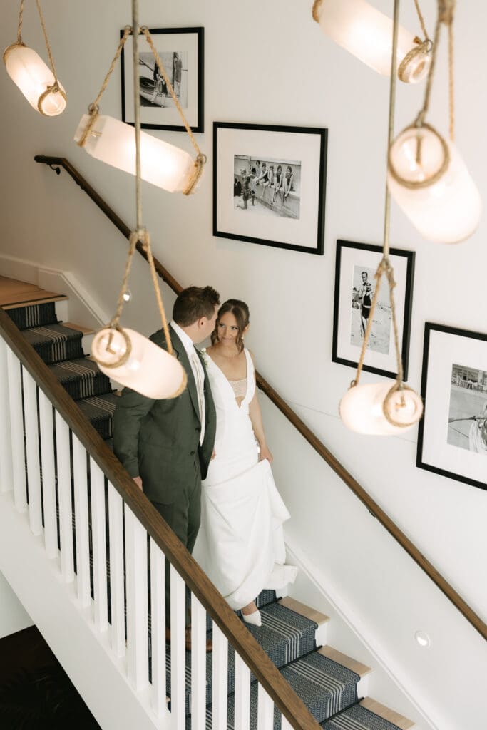 Sea Glass and coastal Greens San Diego Wedding color Palettes wedding couple