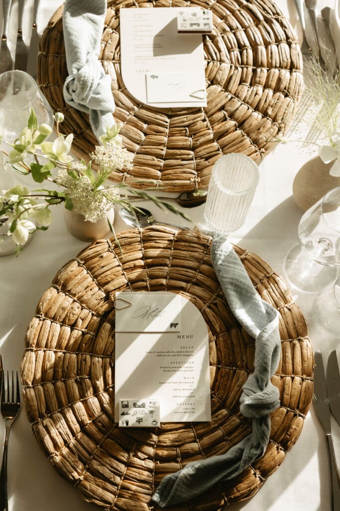 Sea Glass and coastal Greens San Diego Wedding color Palettes rentals