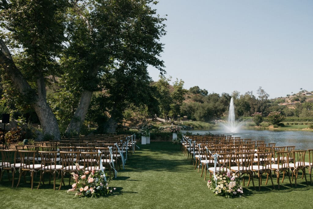 coastal sunset San Diego Wedding color Palettes ceremony