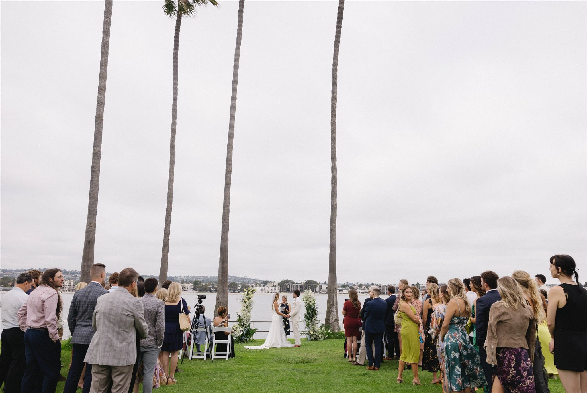 Wedding ceremony at Tower Beach Club